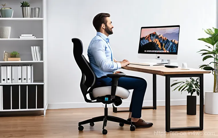 원격근무 환경에서의 알맞은 분위기 조성 - **Nature's Embrace Productivity Zone:** A warm and inviting home workspace deeply integrated with lu...