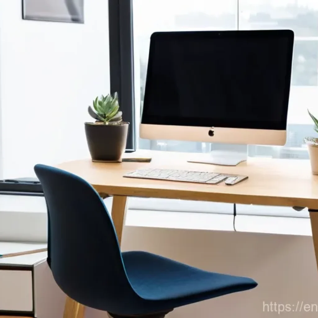 작업 효율을 높이는 원격근무 공간 정리법 - **Prompt:** A bright and inviting home office space, meticulously organized and ergonomically optimi...